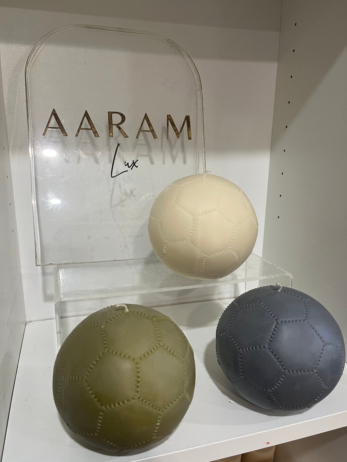 Soccer Ball Candle | EXCLUSIVE AARAM DESIGN Soccer FIFA Candle | Sports Lover Candle Decor